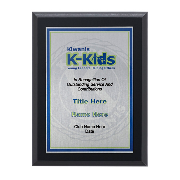 K-Kids All-Purpose Plaque