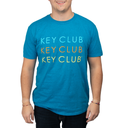 Key Club Triple Logo Tee