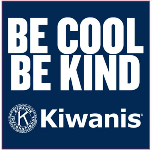 Kiwanis Be Cool Be Kind Sticker