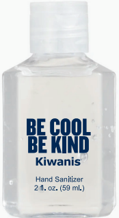 Kiwanis Be Cool Be Kind Hand Sanitizer