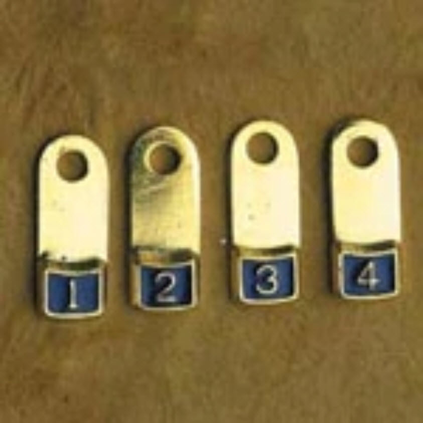 Kiwanis Tab - Small, Gold Finish