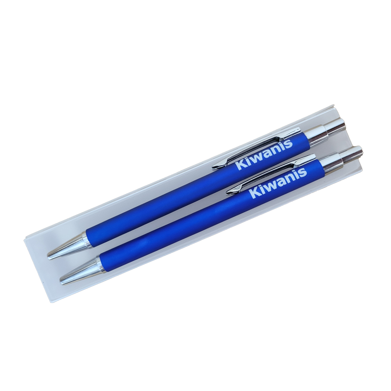 Soft Touch Ballpoint Pen and Mechanical Pencil Set