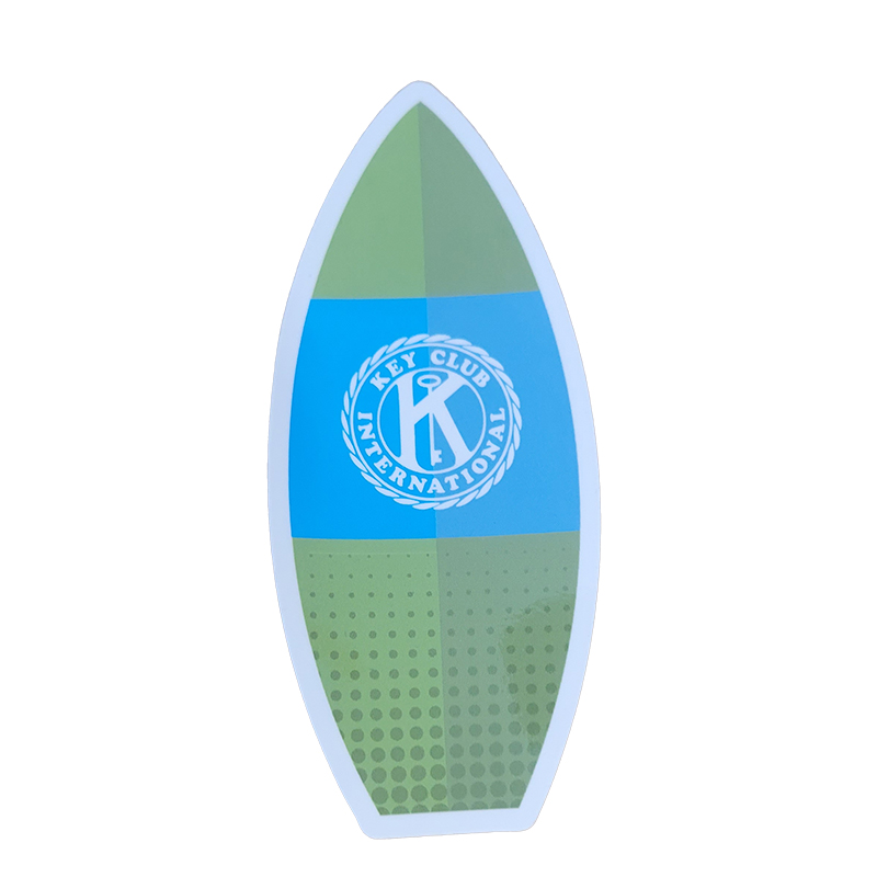 Key Club Surfboard Sticker