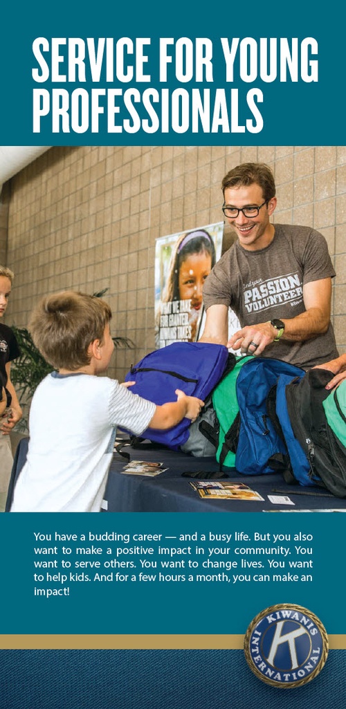 Kiwanis Young Professional Membership Insert