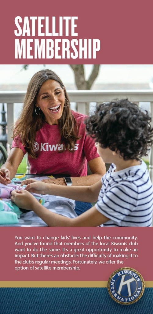 Kiwanis Satellite Membership Insert