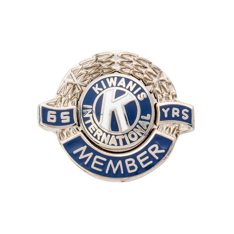 Kiwanis 65 Year Legion of Honor Pins