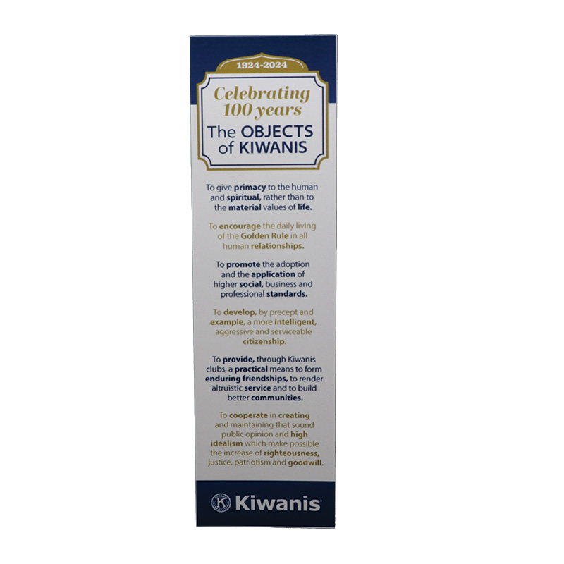 Objects of Kiwanis Bookmark (25 pack)