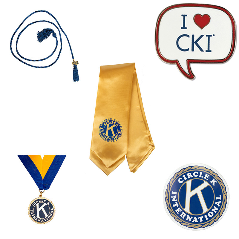 Circle K Ultimate Bundle #1 (Gold Stole, Blue Cord)