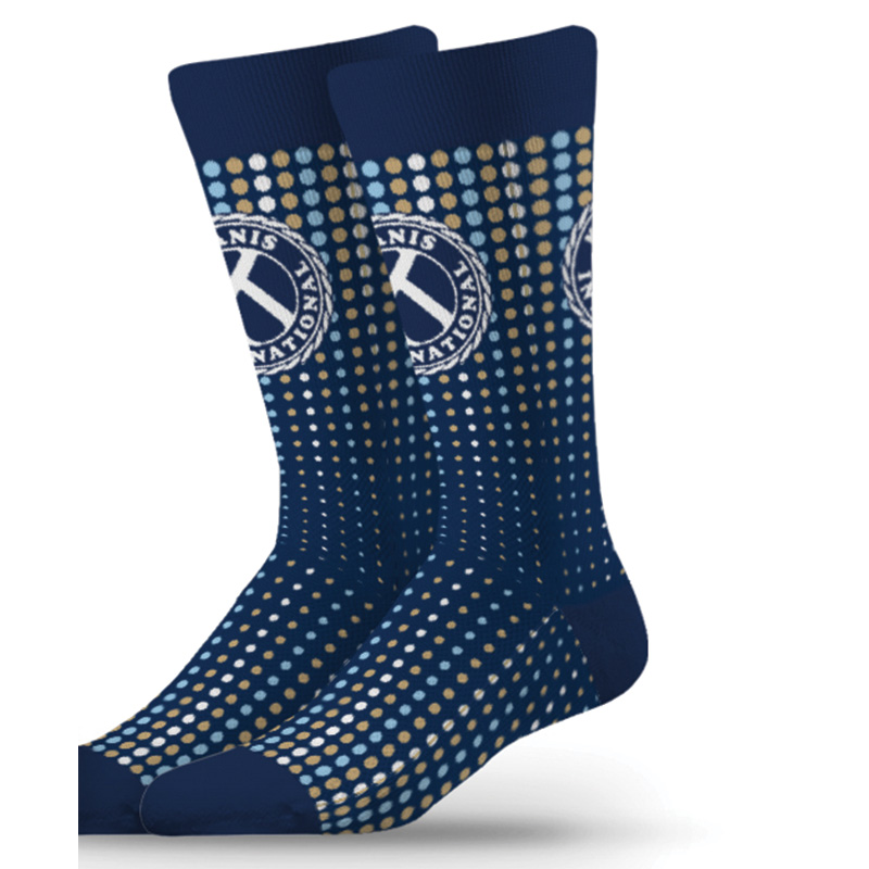 Kiwanis Dot Dress Socks