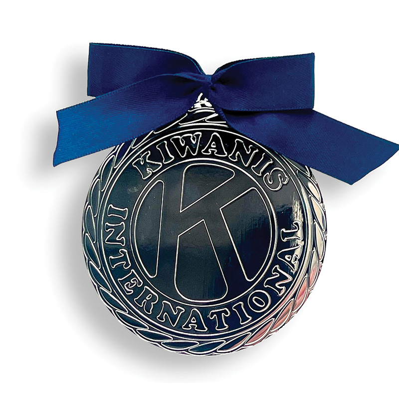 Kiwanis Round Engraved Ornament