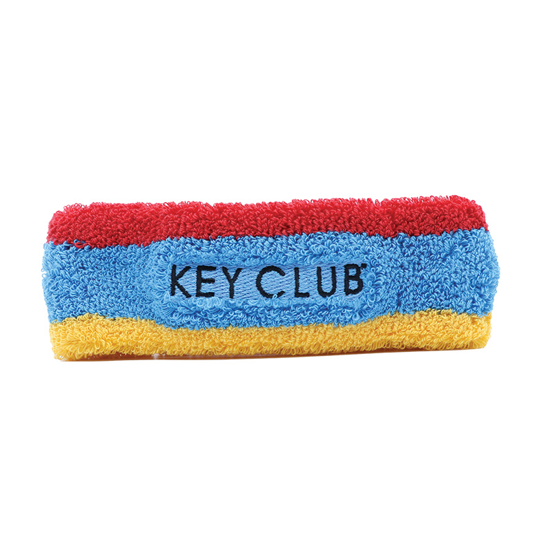 Key Club Striped Headband