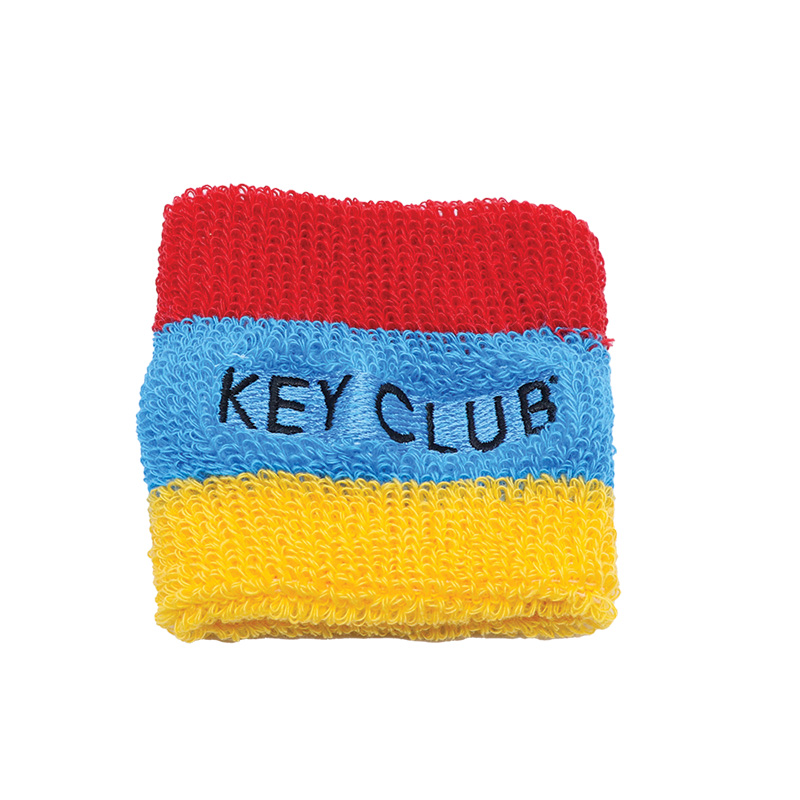 Key Club Stripe Wristbands