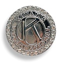 Kiwanis Round Brooch