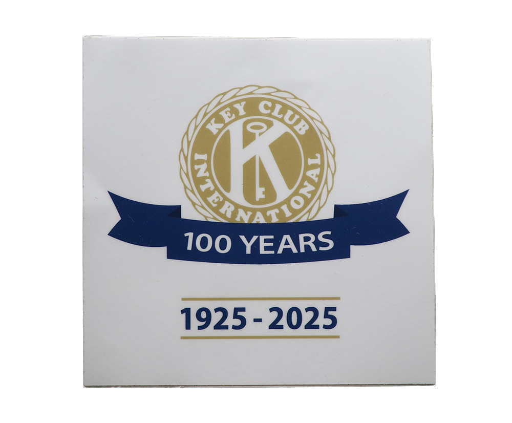 Key Club Centennial Square Button