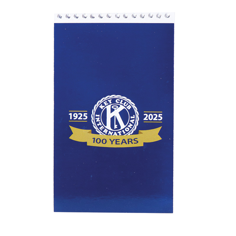 Key Club Centennial Spiral Flip Pad