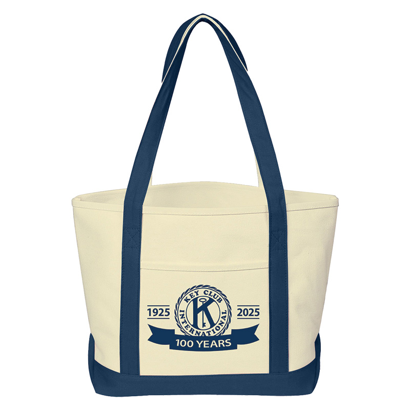 Key Club Centennial Canvas Tote