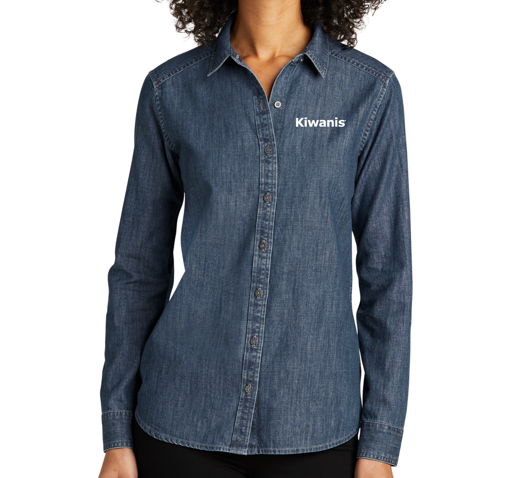 Kiwanis Women's Denim Shirt