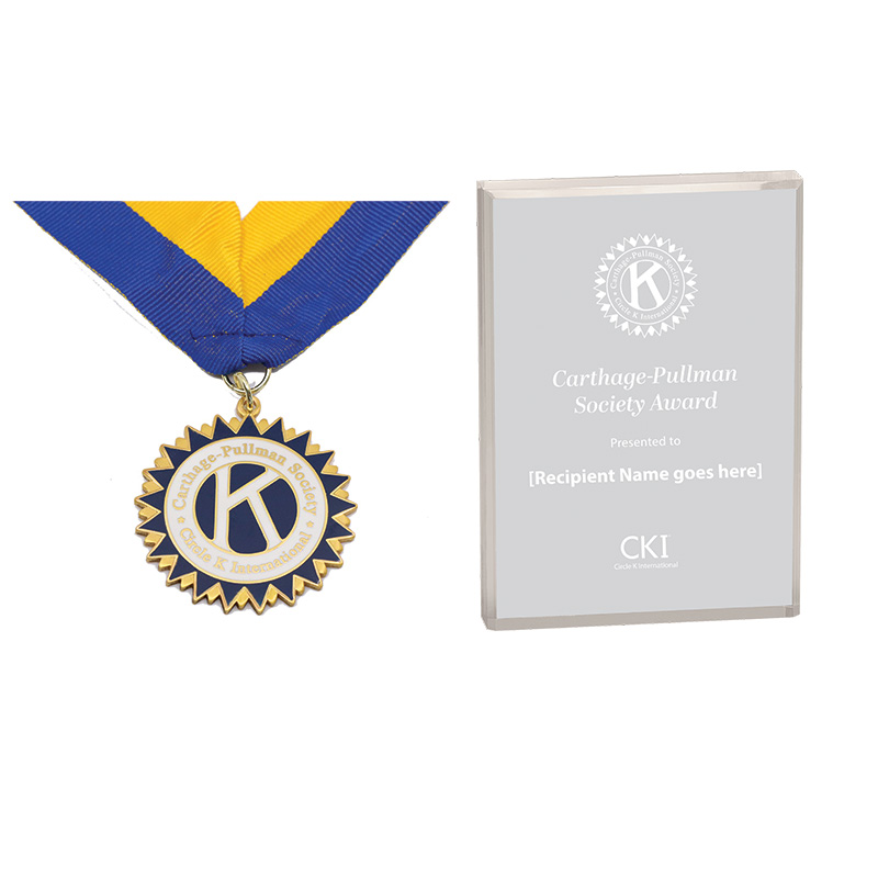 Circle K Carthage-Pullman Society Recognition Kit