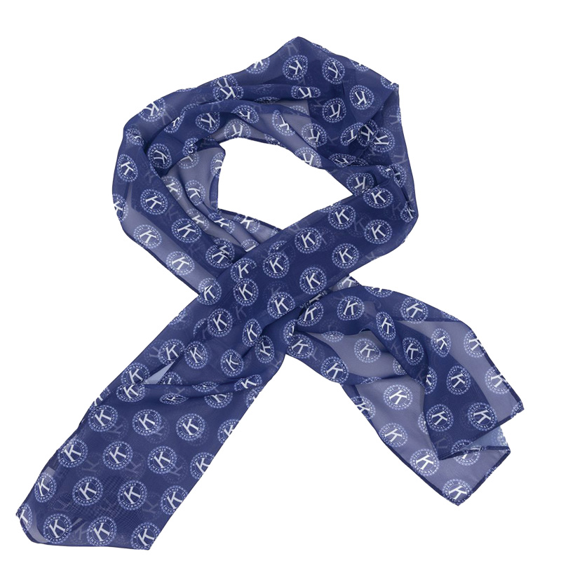 Navy Kiwanis Seal Scarf