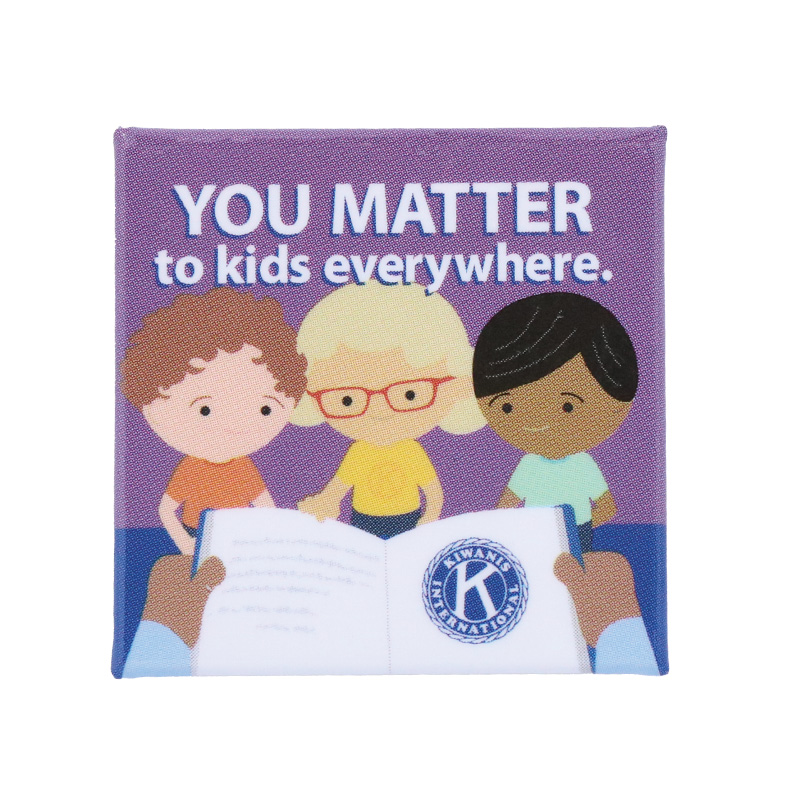 Kiwanis You Matter To Kids Button
