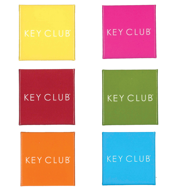 Key Club Square Button
