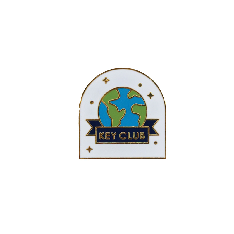 Key Club World Pin