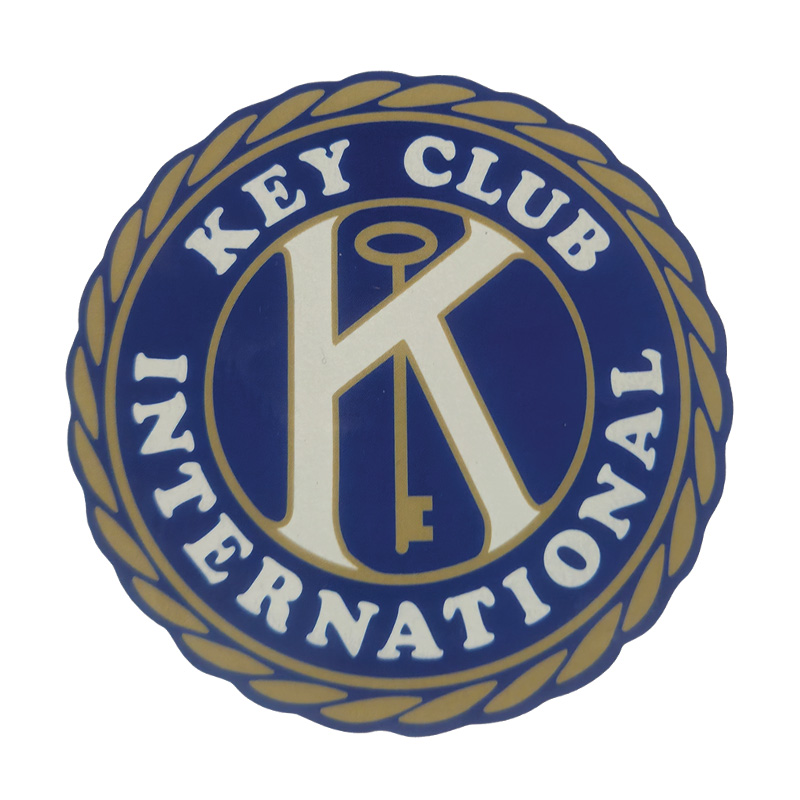 Key Club Laptop Cling