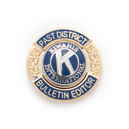 [KIW-0089] Kiwanis Past District Bulletin Editor Pin