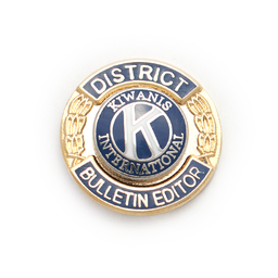 [KIW-0088] Kiwanis District Bulletin Editor Pin