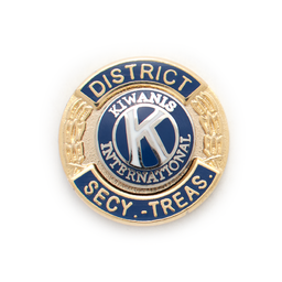 [KIW-0086] Kiwanis District Secretary-Treasurer Pin