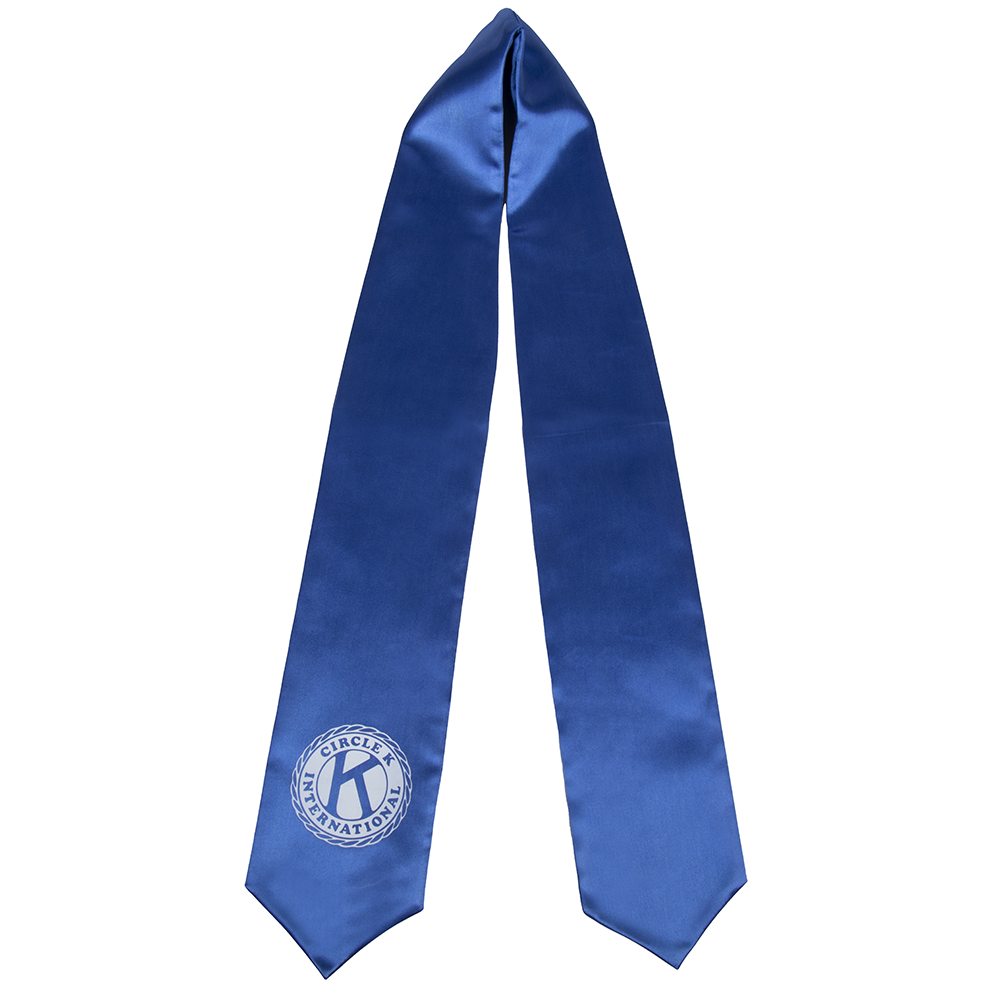 CKI Graduation Stole- Blue | Kiwanis Family Products