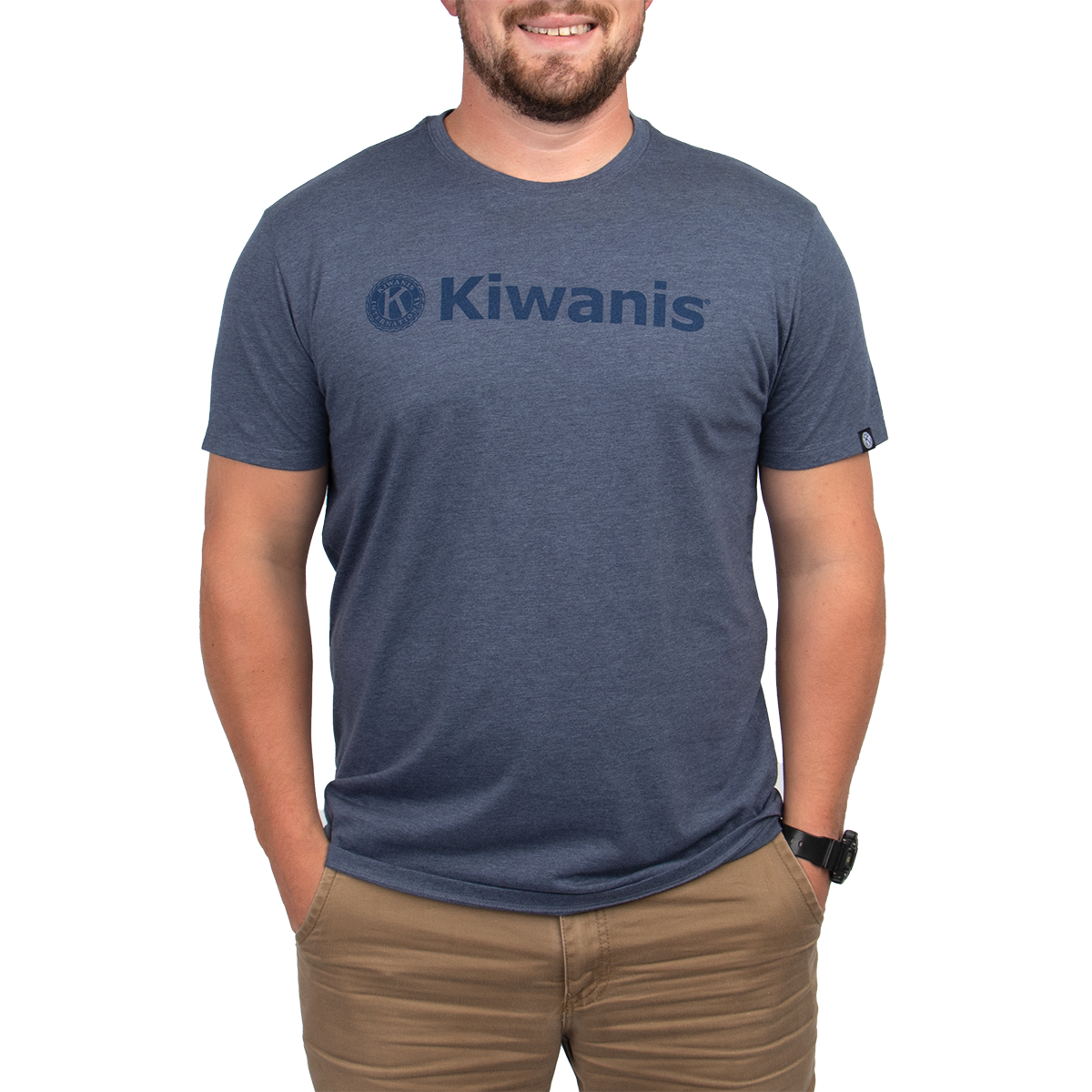 Kiwanis Threadfast Ultimate T Shirt - Heather Royal