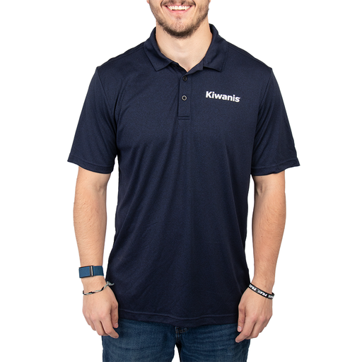Kiwanis Sport-Tek Endeavor Men's Navy Polo