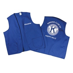 Poly/Cotton Vest, Club Name