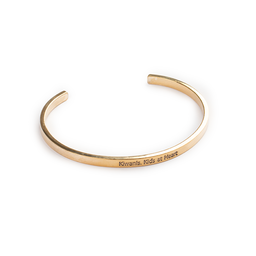 [KIW-0231_GLD] Kiwanis Mantra Bracelet