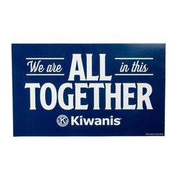 [KIW-0805] Kiwanis We Are All in This Together Car Magnet