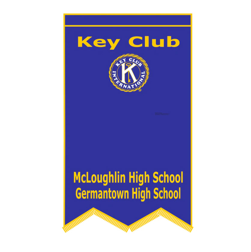 Key Club Felt Banner