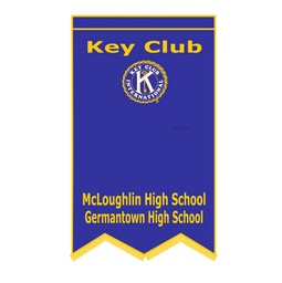 [KEY-0156] Key Club Felt Banner