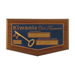 [KIW-0309] Blue Treasurer Plaque