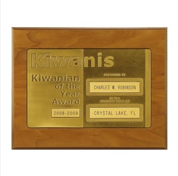[KIW-0305] Kiwanian Of The Year Award Plaque
