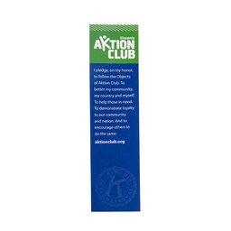 [AKT-0006] NEW Aktion Club Pledge Bookmark - Pack of 10
