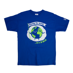 [KKD-0020_ROY_XS] K-Kids Globe T-Shirt