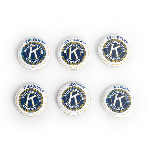 [BUI-0015] Builders Club Officer Buttons (6 Pack)