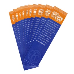 [BUI-0007] Builders Club Pledge Bookmark - Pack of 10