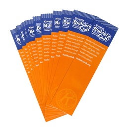 [BUI-0006] Builders Club Recruitment Bookmark - Pack of 10