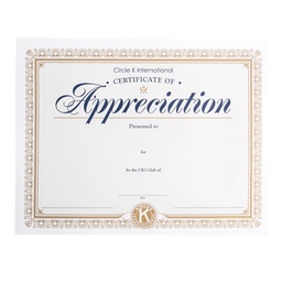 [CKI-0080] CKI Certificate of Appreciation
