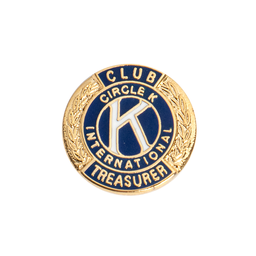 [CKI-0040] Circle K Club Treasurer Pin CKI-0040