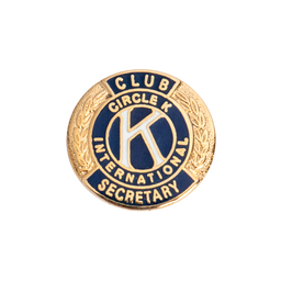 [CKI-0039] Circle K Club Secretary Pin CKI-0039
