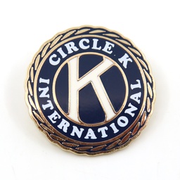 [CKI-0002] Circle K Club Seal Pin CKI-0002