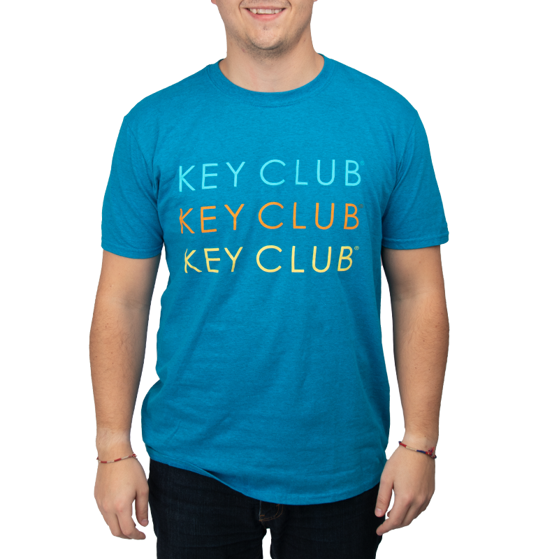 Key Club Triple Logo Tee Kiwanis Family Products